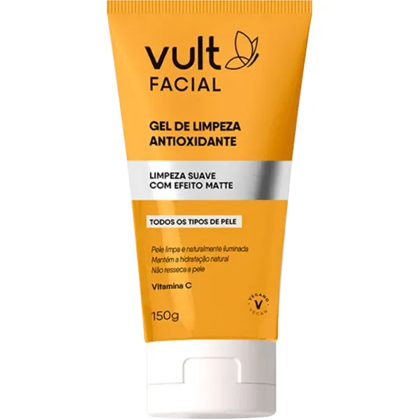 12690 - Gel De Limpeza Antioxidante Vitamina C 150g Vult 12690 - Gel De Limpeza Antioxidante Vitamina C 150g Vult